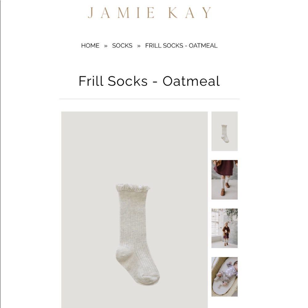 Jaime Kay socks